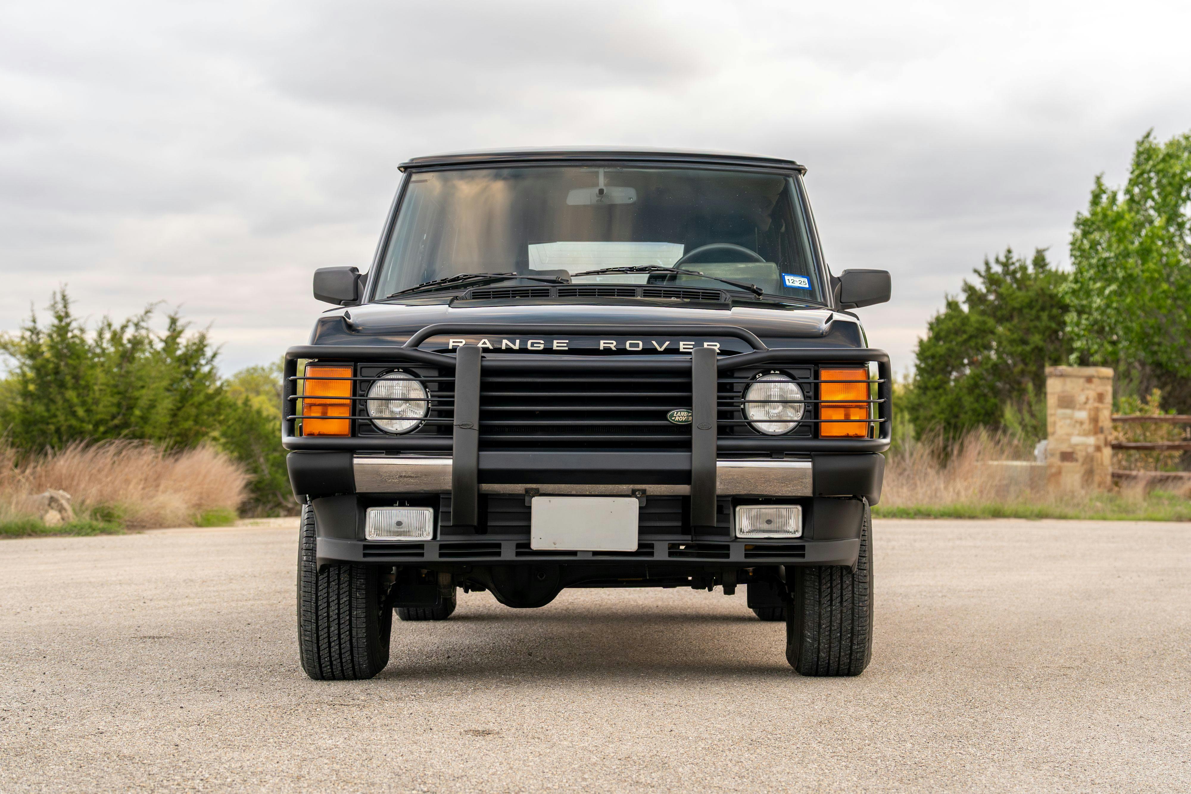 1994 Range Rover LWB in Beluga Black over Dark Sable in Austin, TX.