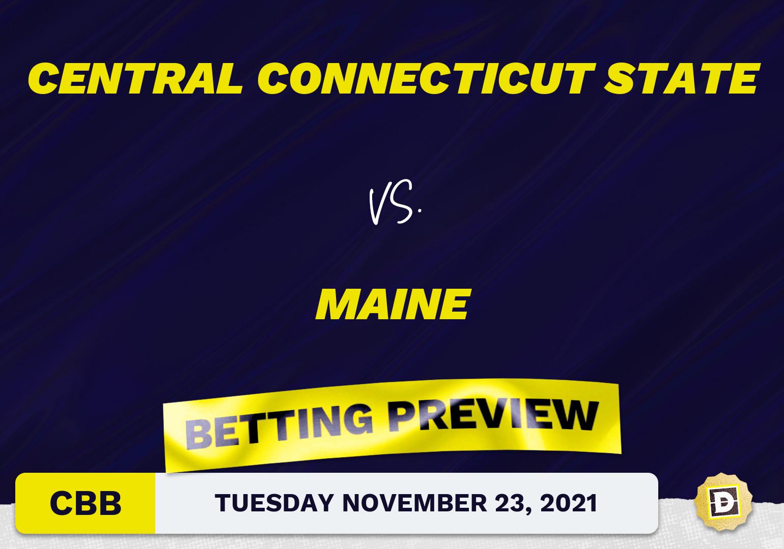 Central Connecticut State vs. Maine CBB Predictions and Odds - Nov 23, 2021