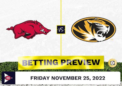 Arkansas vs. Missouri CFB Prediction and Odds - Nov 25, 2022