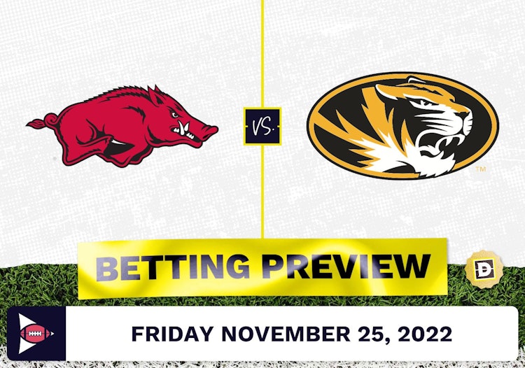 Arkansas vs. Missouri CFB Prediction and Odds - Nov 25, 2022