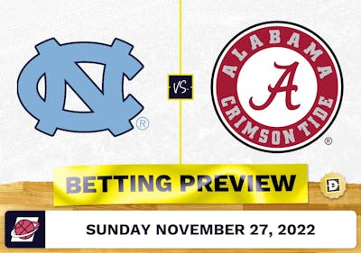 North Carolina vs. Alabama CBB Prediction and Odds - Nov 27, 2022