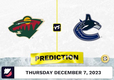 Minnesota Wild vs. Vancouver Canucks Prediction and Odds - December 7, 2023