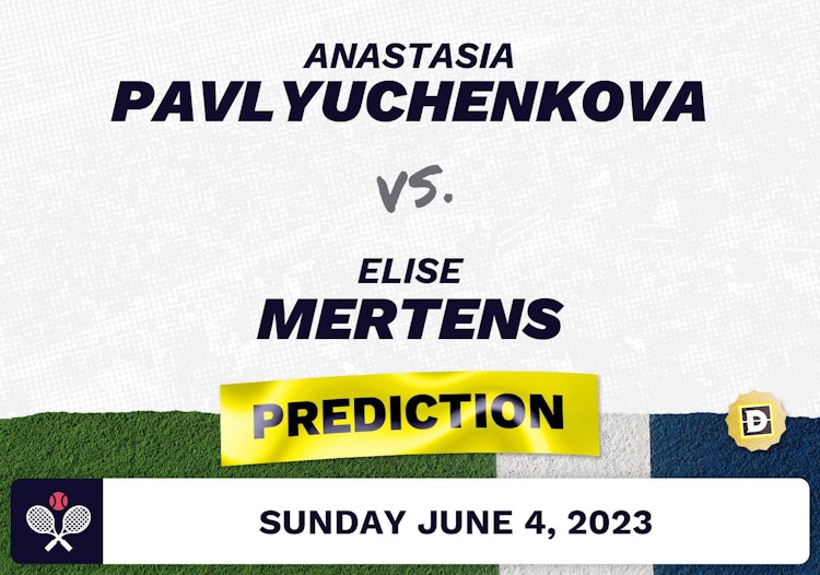 Anastasia Pavlyuchenkova vs. Elise Mertens Prediction - French Open 2023