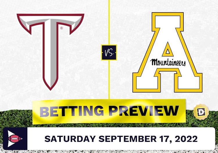 Troy State vs. Appalachian State CFB Prediction and Odds - Sep 17, 2022