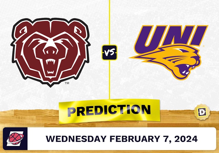 Missouri State vs. Northern Iowa Prediction, Odds, College Basketball Picks [2/7/2024]