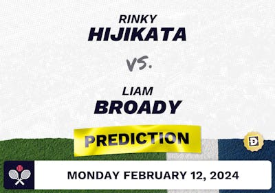 Rinky Hijikata vs. Liam Broady Prediction, Odds, Picks for ATP Delray Beach 2024