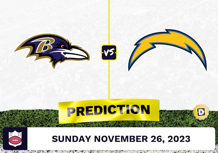 Ravens vs. Chargers Prediction, Week 12 Odds, NFL Player Props [2023]