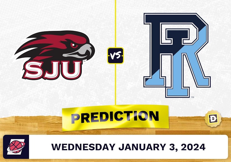 Saint Joseph's (PA) vs. Rhode Island Prediction, Odds, College Basketball Picks  [1/3/2024]