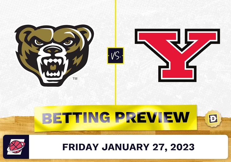 Oakland vs. Youngstown State CBB Prediction and Odds - Jan 27, 2023