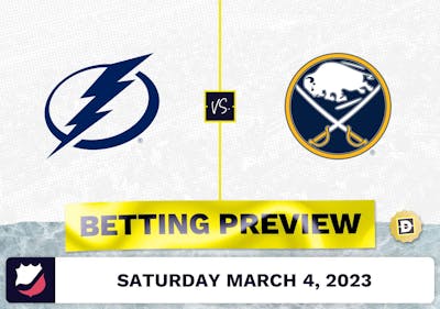 Lightning vs. Sabres Prediction and Odds - Mar 4, 2023