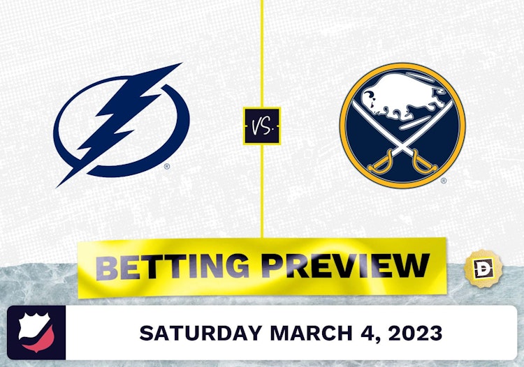 Lightning vs. Sabres Prediction and Odds - Mar 4, 2023