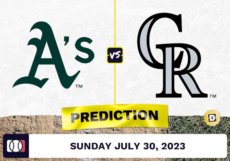 Athletics vs. Rockies Prediction for MLB Sunday [7/30/2023]