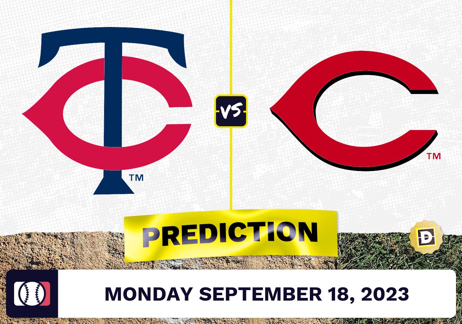 Twins vs. Reds Prediction for MLB Monday [9/18/2023]