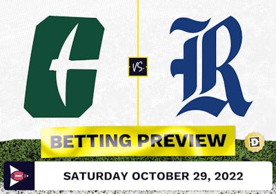 Charlotte vs. Rice CFB Prediction and Odds - Oct 29, 2022