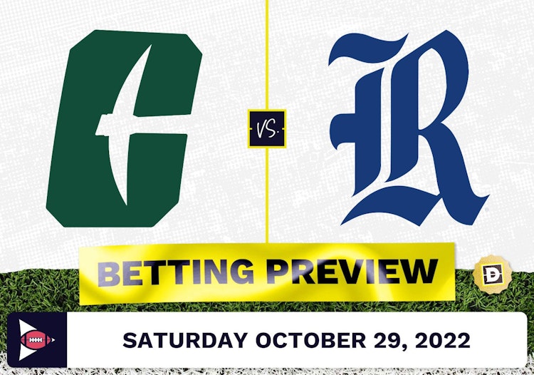 Charlotte vs. Rice CFB Prediction and Odds - Oct 29, 2022