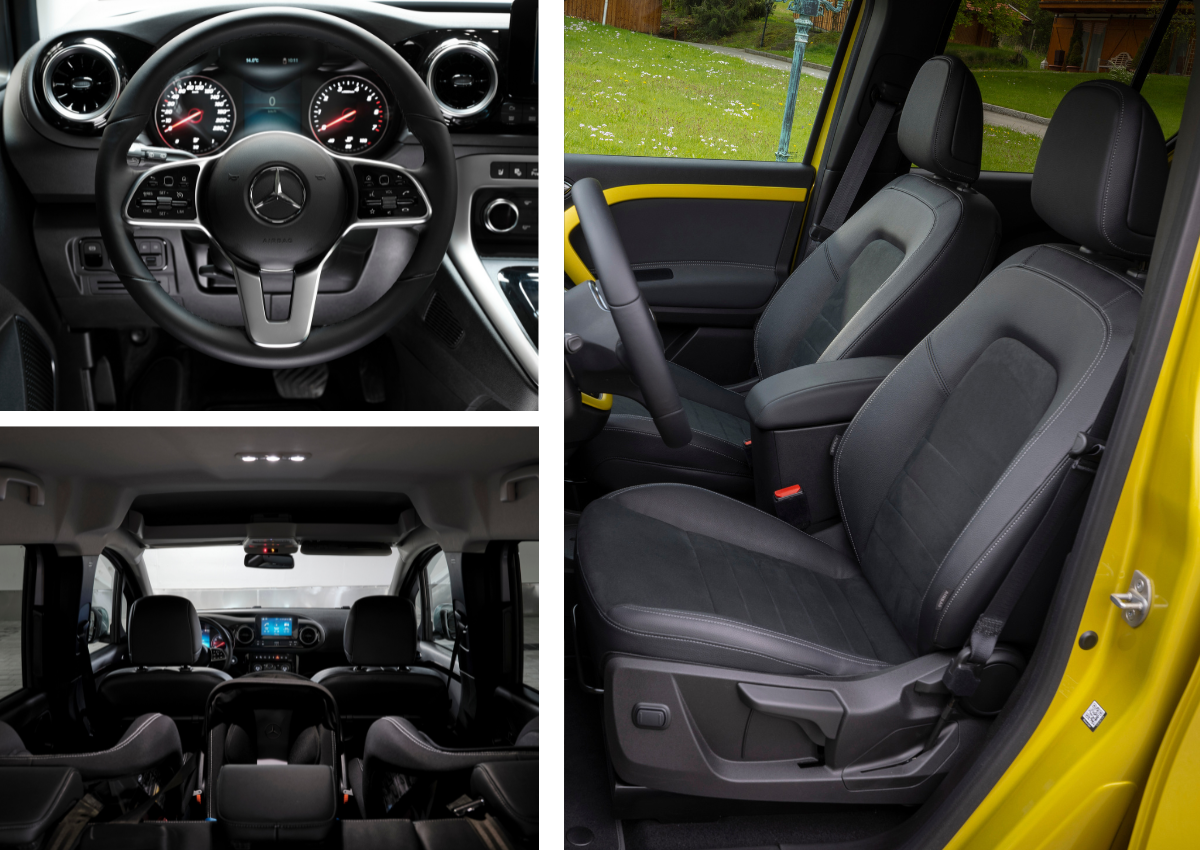 Das Interior der Mercedes Benz T-Klasse