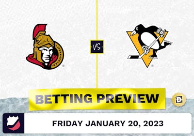 Senators vs. Penguins Prediction and Odds - Jan 20, 2023
