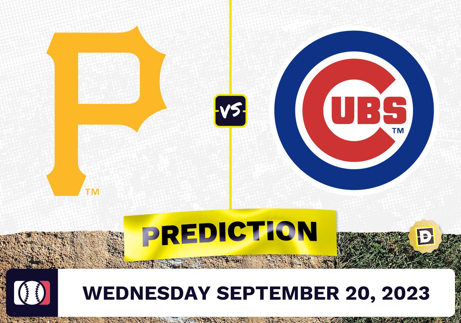 Pirates vs. Cubs Prediction for MLB Wednesday [9/20/2023]