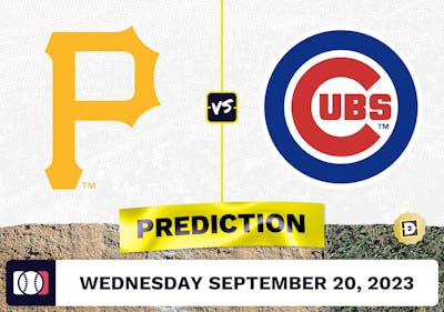 Pirates vs. Cubs Prediction for MLB Wednesday [9/20/2023]
