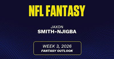 Jaxon Smith-Njigba projections Week 3: Fantasy points, receiving yards vs. Commanders [2026]