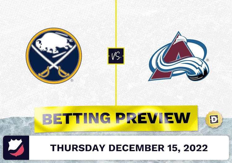 Sabres vs. Avalanche Prediction and Odds - Dec 15, 2022