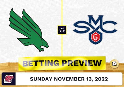 North Texas vs. Saint Mary's CBB Prediction and Odds - Nov 13, 2022