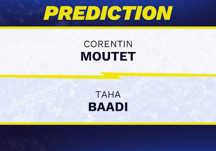 Corentin Moutet vs Taha Baadi Tennis Prediction.