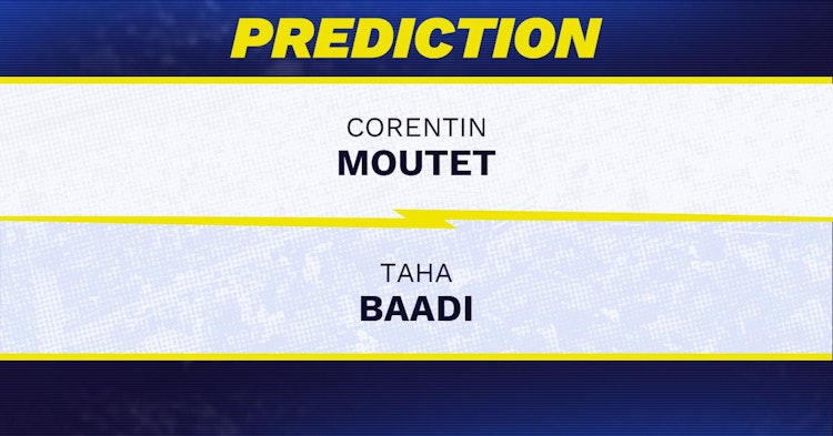 Corentin Moutet vs Taha Baadi Tennis Prediction.