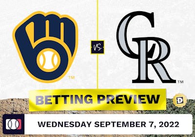 Brewers vs. Rockies Prediction and Odds - Sep 7, 2022