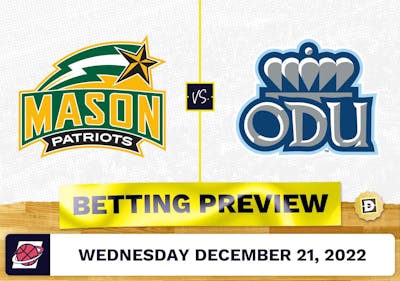 George Mason vs. Old Dominion CBB Prediction and Odds - Dec 21, 2022