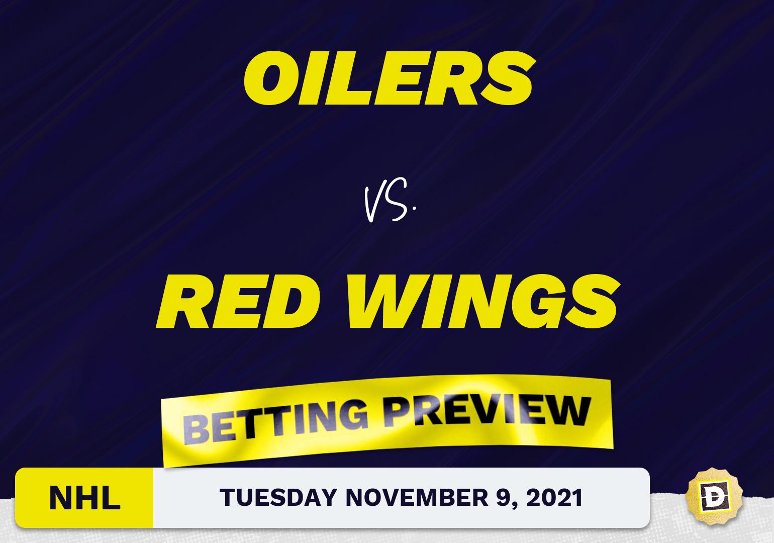 Oilers vs. Red Wings Predictions and Odds - Nov 9, 2021