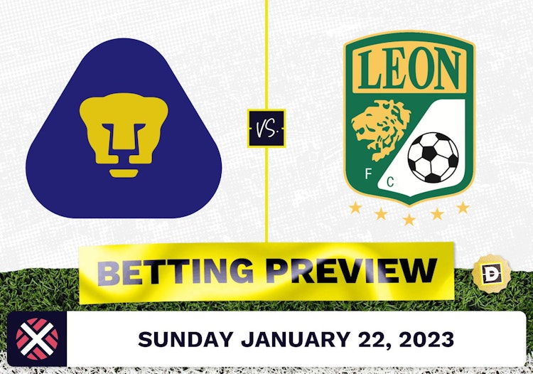 Pumas UNAM vs. Club Leon Prediction and Odds - Jan 22, 2023