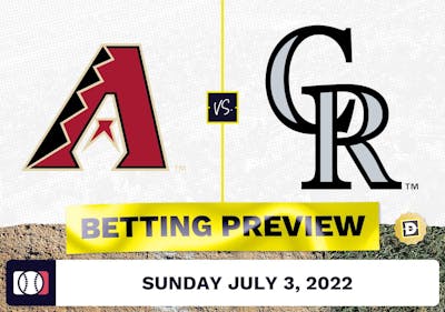 Diamondbacks vs. Rockies Prediction and Odds - Jul 3, 2022