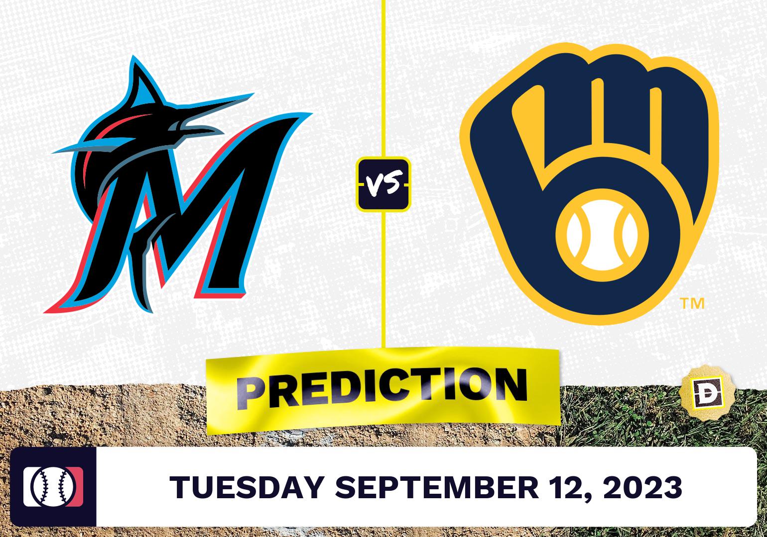 Marlins vs. Brewers Prediction for MLB Tuesday [9/12/2023]