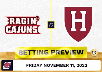 Louisiana-Lafayette vs. Harvard CBB Prediction and Odds - Nov 11, 2022