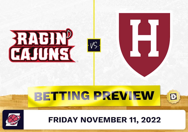 Louisiana-Lafayette vs. Harvard CBB Prediction and Odds - Nov 11, 2022