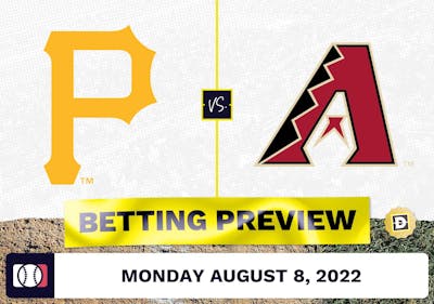 Pirates vs. Diamondbacks Prediction and Odds - Aug 8, 2022