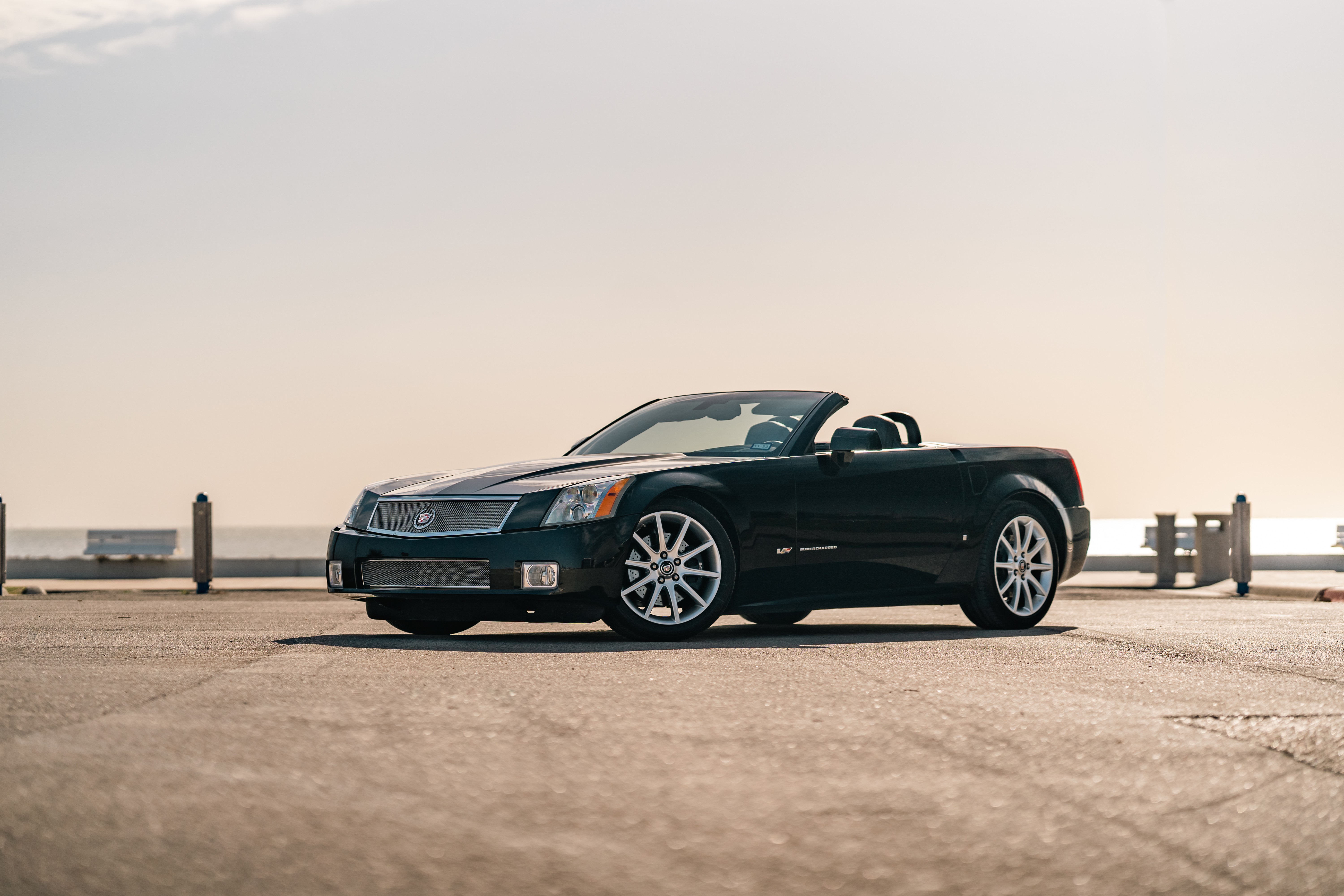 2006 Black Raven Cadillac XLR-V with Ebony interior in Corpus Christi, TX.