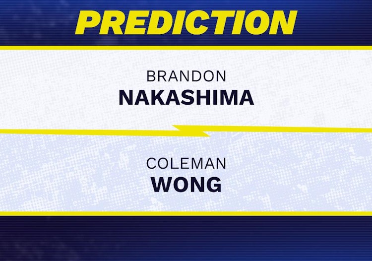 Brandon Nakashima vs Coleman Wong Tennis Prediction.