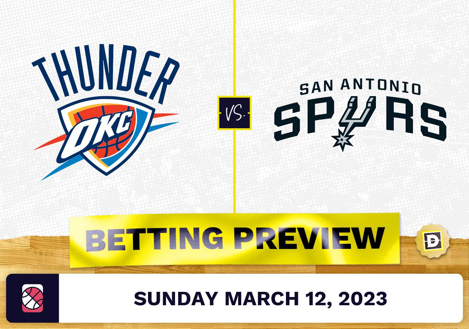 Thunder Vs. Spurs Prediction And Odds - Mar 12, 2023