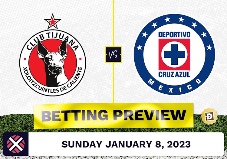 Club Tijuana vs. Cruz Azul Prediction and Odds - Jan 8, 2023