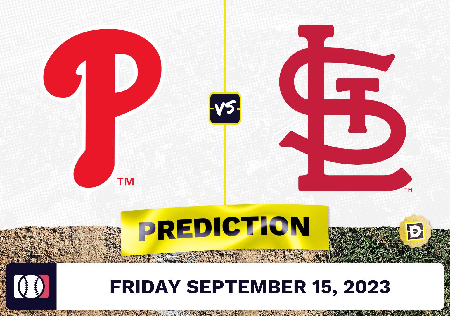 Phillies vs. Cardinals Prediction for MLB Friday [9/15/2023]