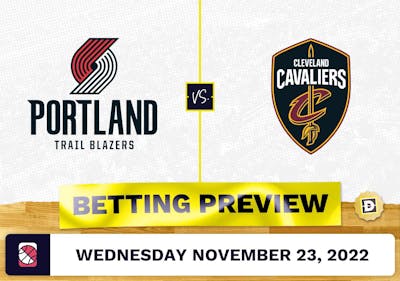 Trail Blazers vs. Cavaliers Prediction and Odds - Nov 23, 2022