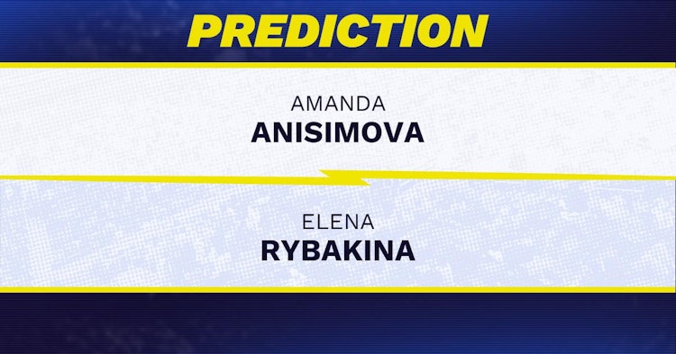 Amanda Anisimova vs Elena Rybakina Tennis Prediction.