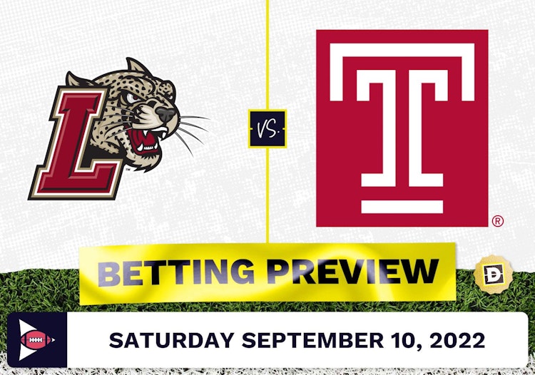 Lafayette vs. Temple CFB Prediction and Odds - Sep 10, 2022