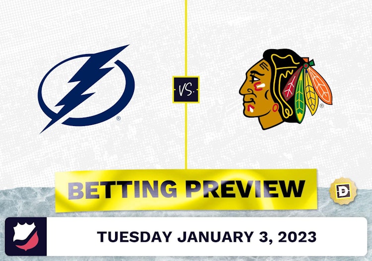 Lightning vs. Blackhawks Prediction and Odds - Jan 3, 2023