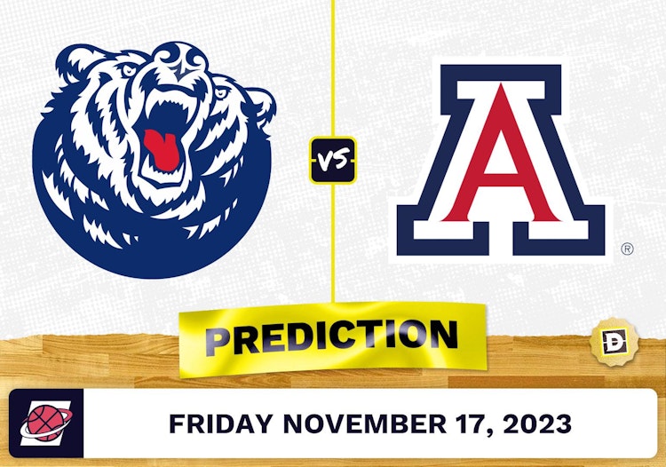 Belmont vs. Arizona Basketball Prediction - November 17, 2023