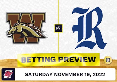 Western Michigan vs. Rice CBB Prediction and Odds - Nov 19, 2022