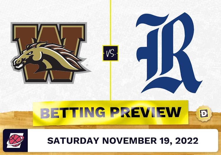 Western Michigan vs. Rice CBB Prediction and Odds - Nov 19, 2022