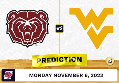 Missouri State vs. West Virginia Basketball Prediction - November 6, 2023